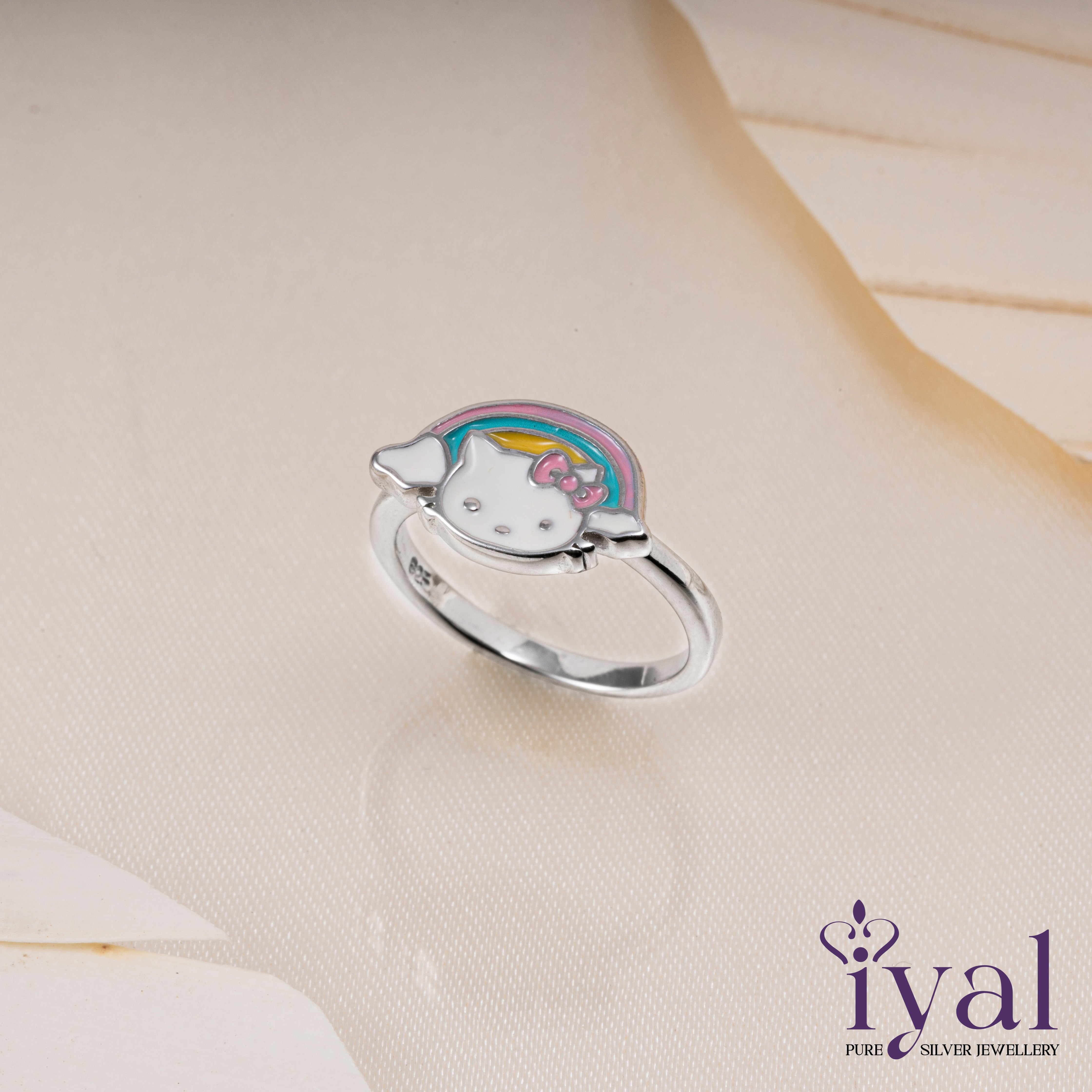 Hello Kitty Silver Ring for Kids (9+ yrs) - Main Image