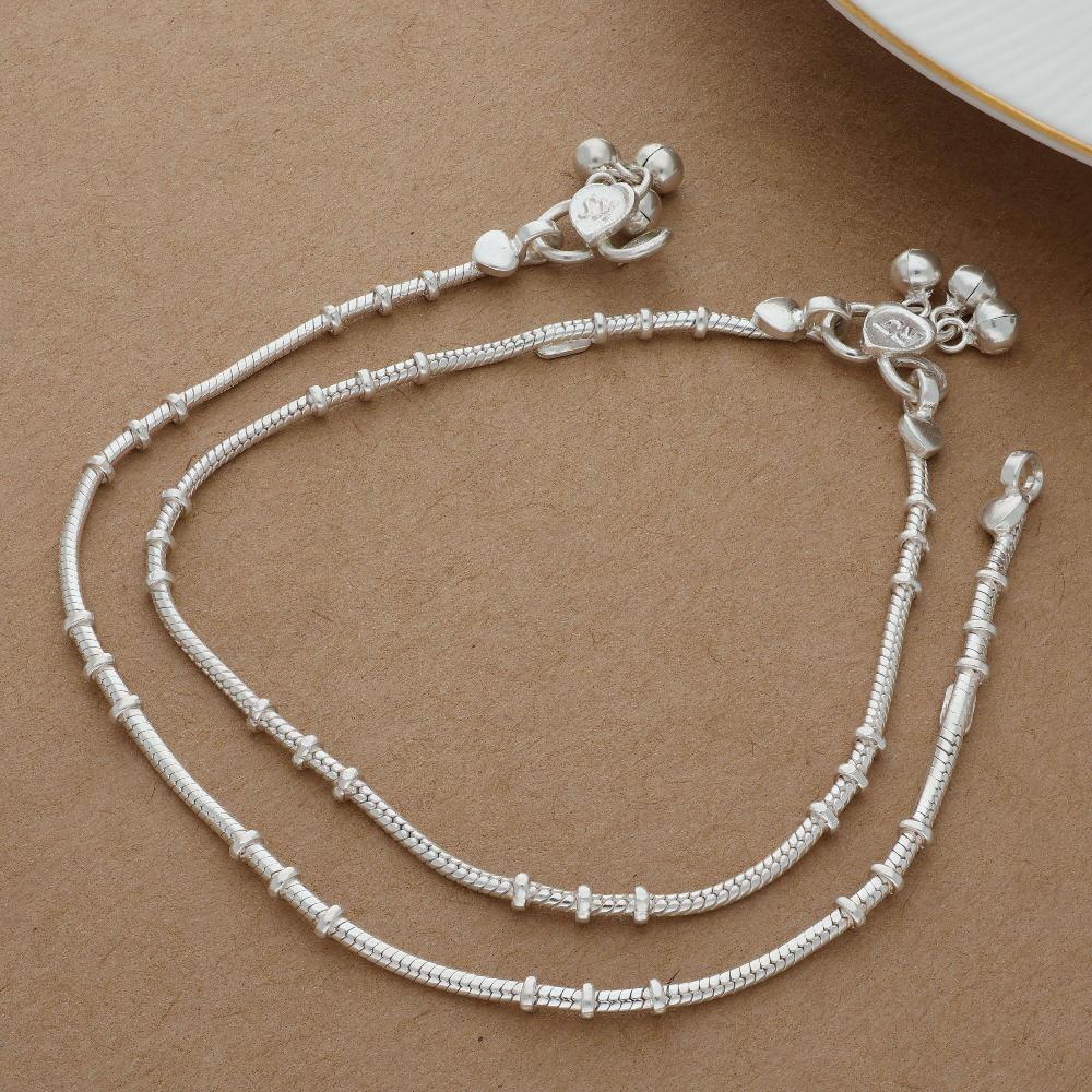 Pattilu Designs Silver Anklets New Models Anklet Designs Silver
