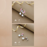 Enchanting Pearl Drop 925 Silver Earring