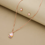 925 Silver Horse Pendant Set for Kids (3+ Yrs)