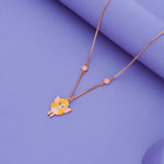 925 Sterling Silver Fairy Girl Charm Pendant for Kids