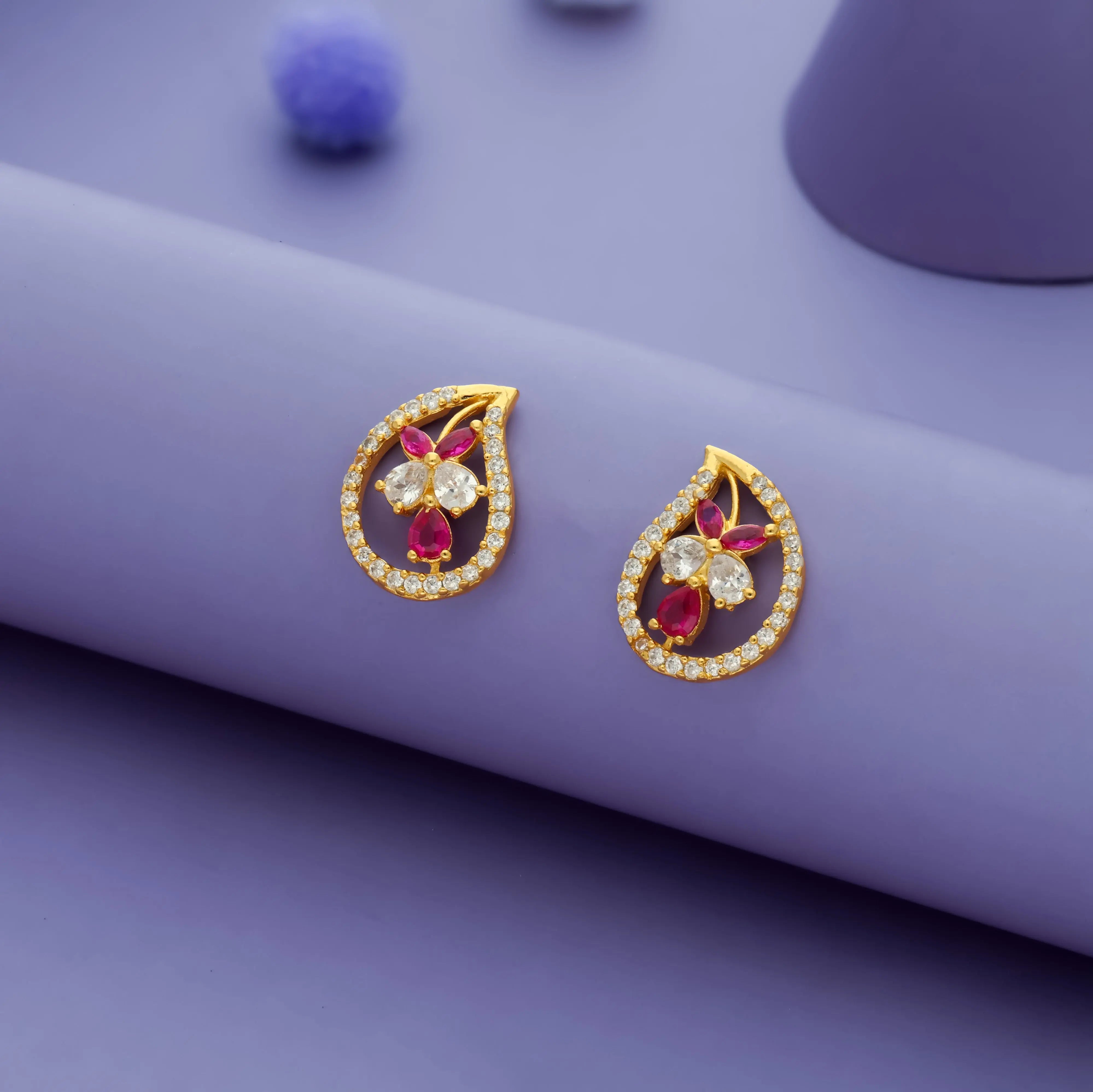 Blushing Bud 925 Silver Studs