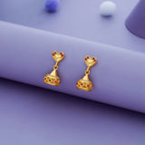 Gold Plated 925 Silver Premika Jhumkis for Kids