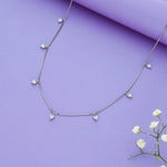 sterling silver heart charm necklace