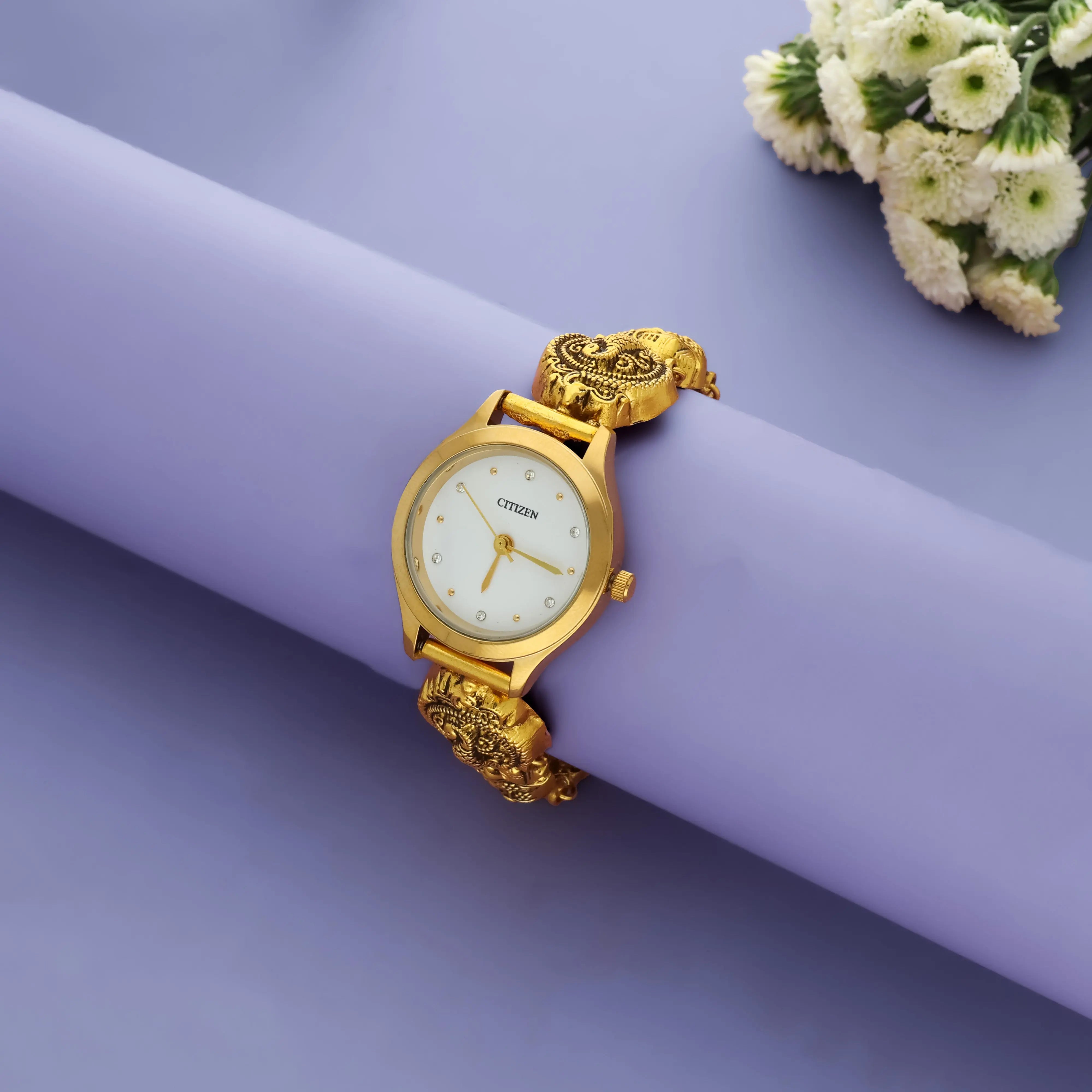 925 Silver Antique Rajawadi Bracelet Watch