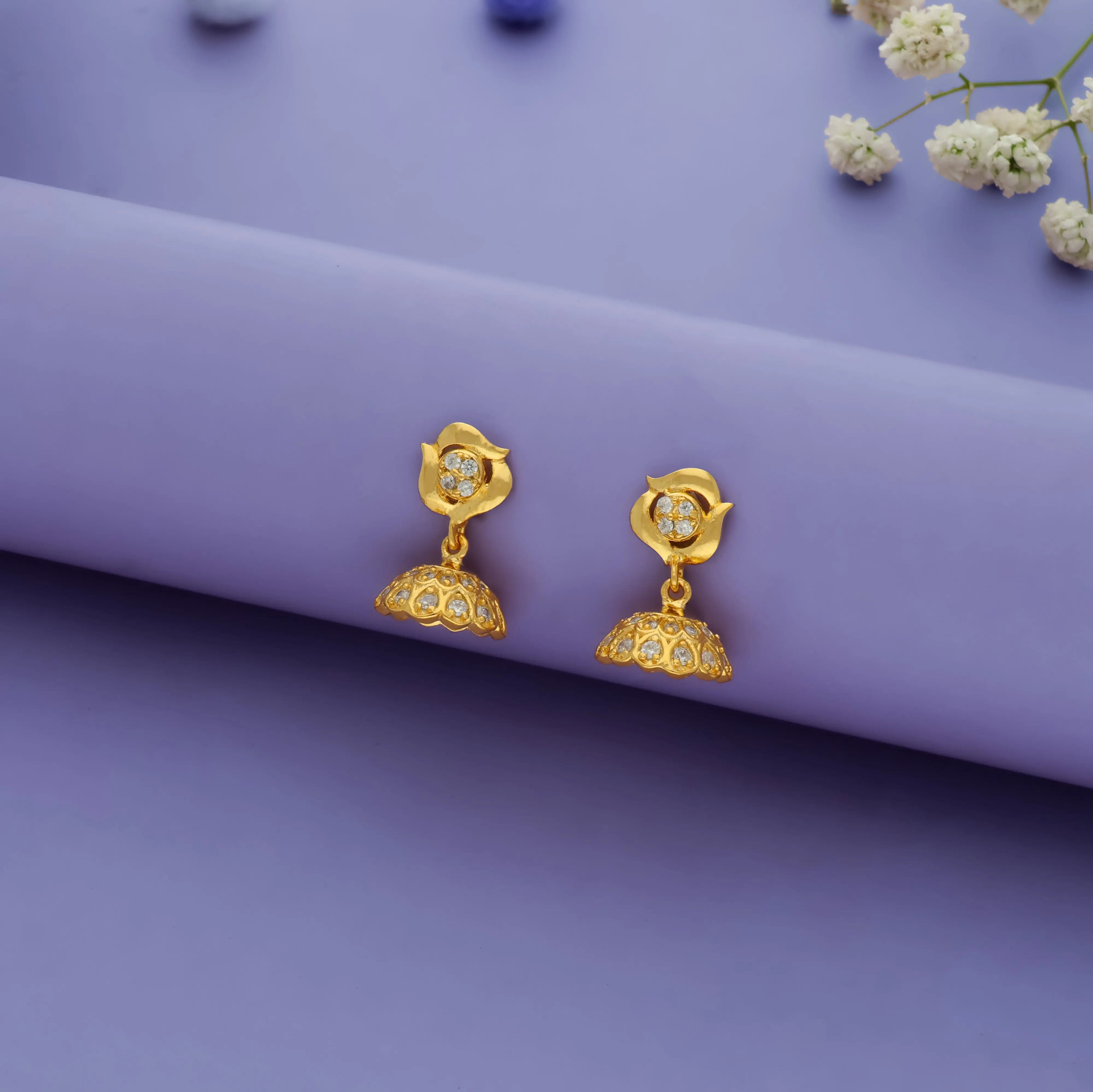 925 Silver Classic dome Jhumkas