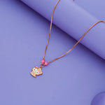 925 Silver Cute Kitty Bow Pendant for Baby Girls