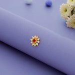 925 Silver Dazzling Flower Nosepin