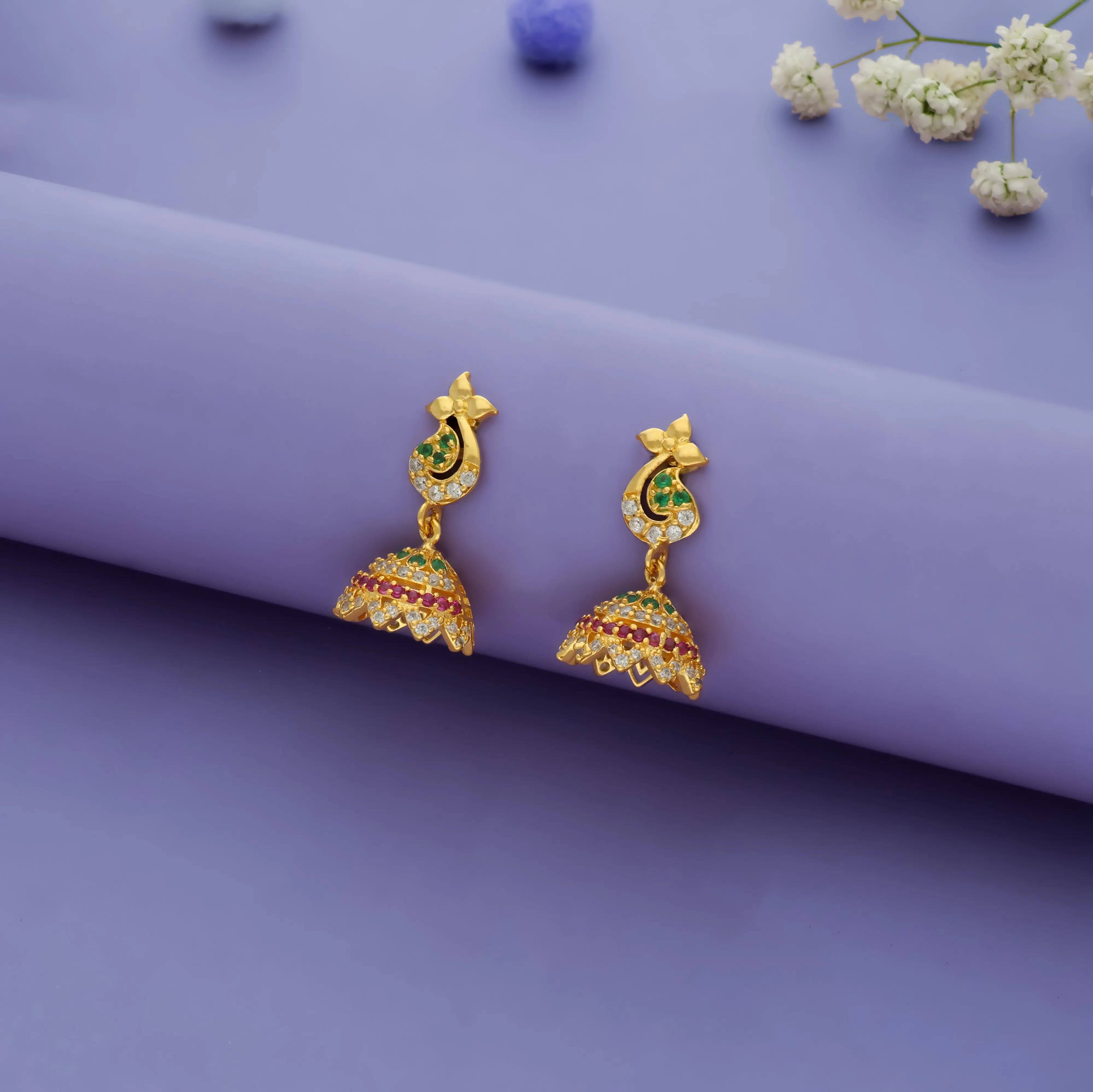 925 Silver Divine Essence Jhumkas