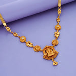 925 Silver Divine Ganesha Temple Necklace