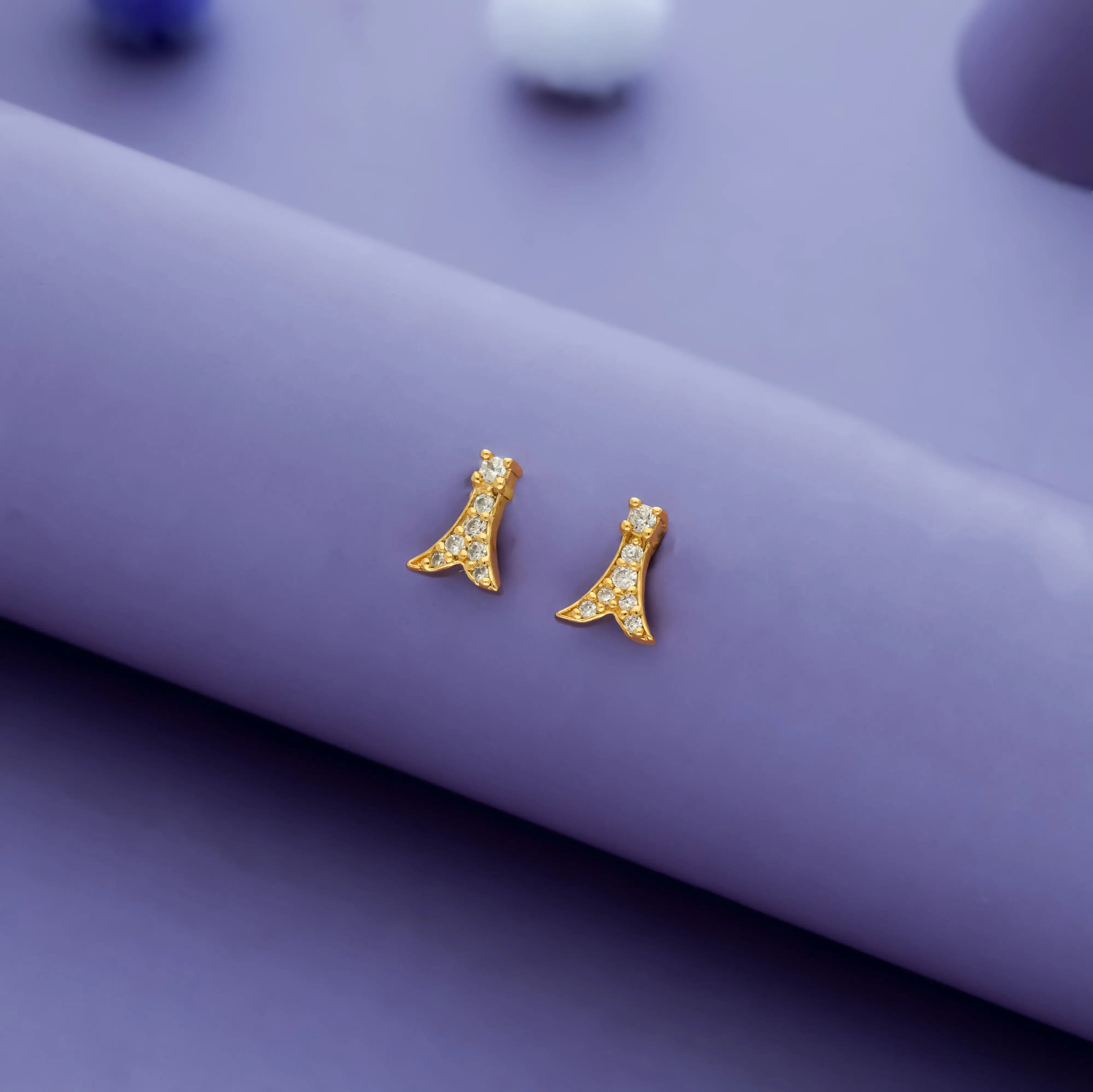925 Silver Eiffel Elegance Stud Kid Earrings