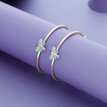 925 Silver Enchanted Butterfly Kids Bangle