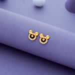 925 Silver Minnie Charm Kids Studs