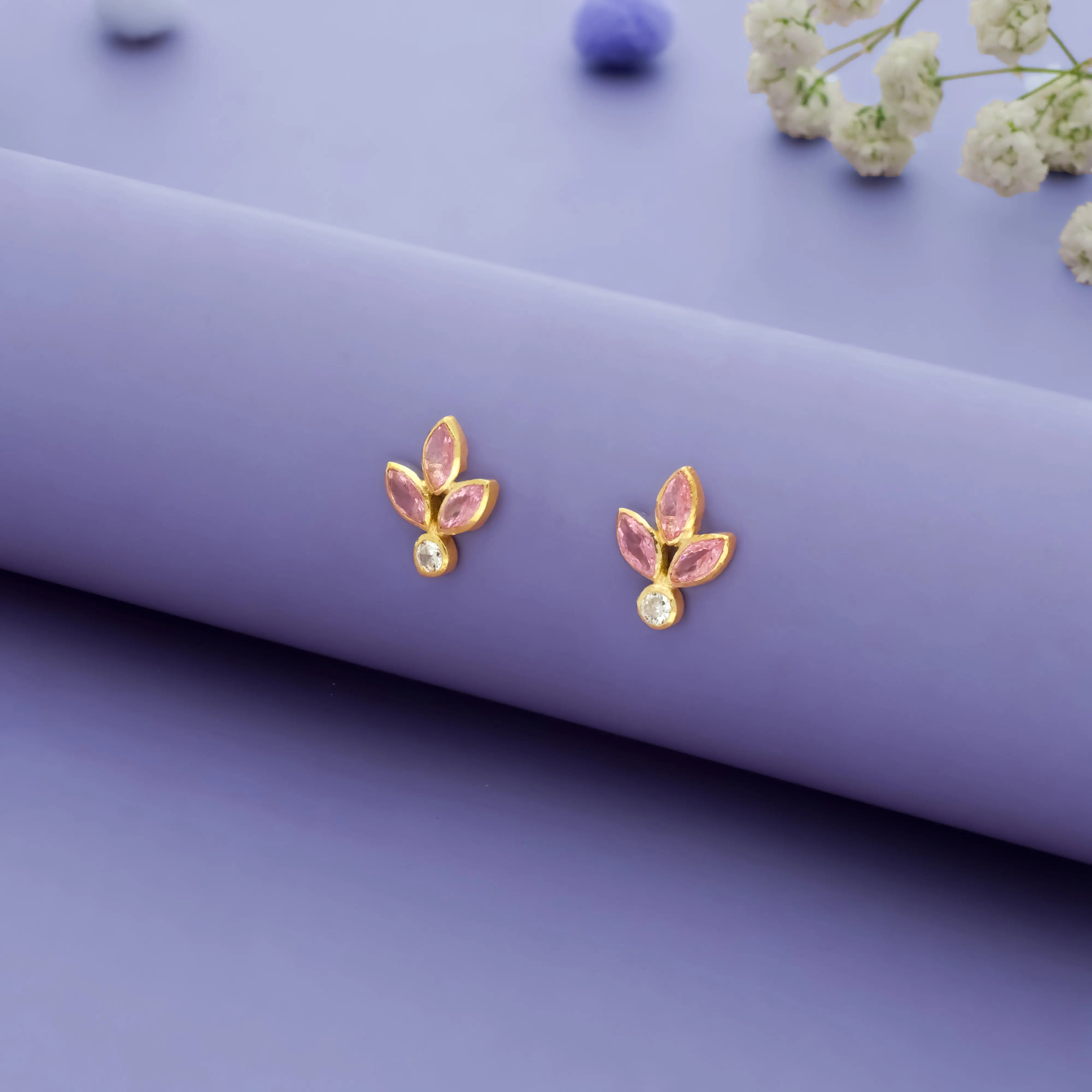 925 Silver Flora Whisper Studs for Children