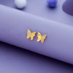 925 Silver Flutter Sparkle Kids Studs