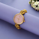 925 Silver Gold-Plated Temple Jewelry Watch