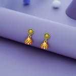 925 Silver Gold Polish Muthu Mini Jhumkas for Kids