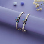 925 Silver Joyful Bicycle Kids Bangles (0-5 Yrs)