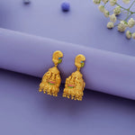 925 Silver Mayura Hastha Gajalaxmi Jhumkas