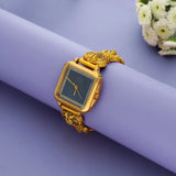 925 Silver Meenakari Jewelry Blue Wristwatch