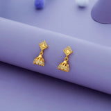 925 Silver Kids Geometric Jhumka Earrings (8+ Yrs)