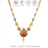 925 Sterling Silver Sri Padma Devi Necklace