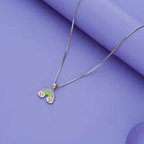 925 Silver Cloudy Rainbow Charm Kids Pendant