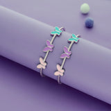 925 Silver Butterfly Kids Bangles