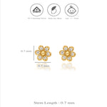 925 Silver Garden Giggles Kids Studs