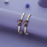 925 Silver Joyful Bicycle Kids Bangles (0-5 Yrs)