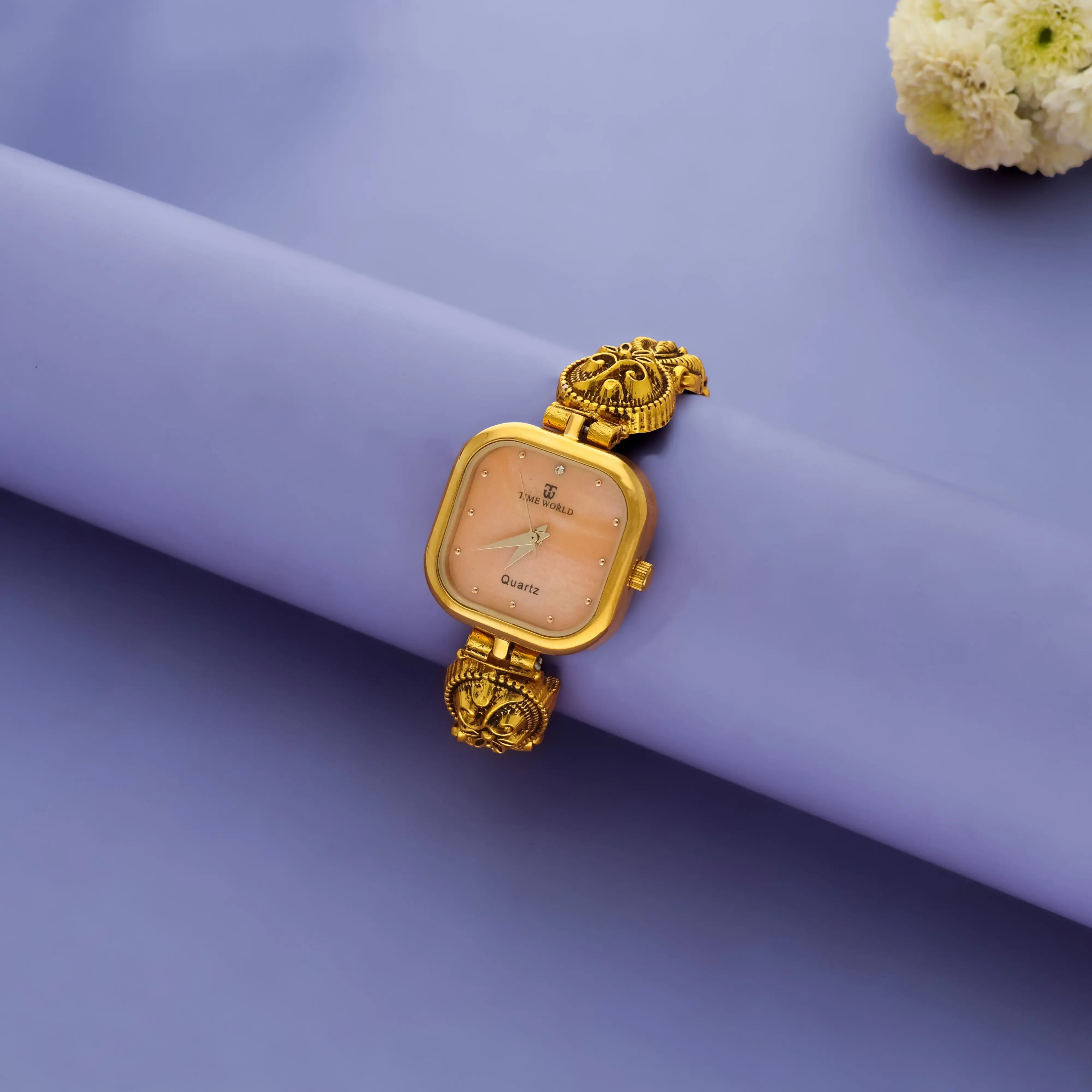 925 Silver Royal Pink Designer Watch