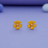 925 Sterling Silver Earrings for Baby Girl with Flower Design