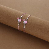 Adorable Rabbit Thread 925 Silver Anklet for Kids(0 - 2Years)