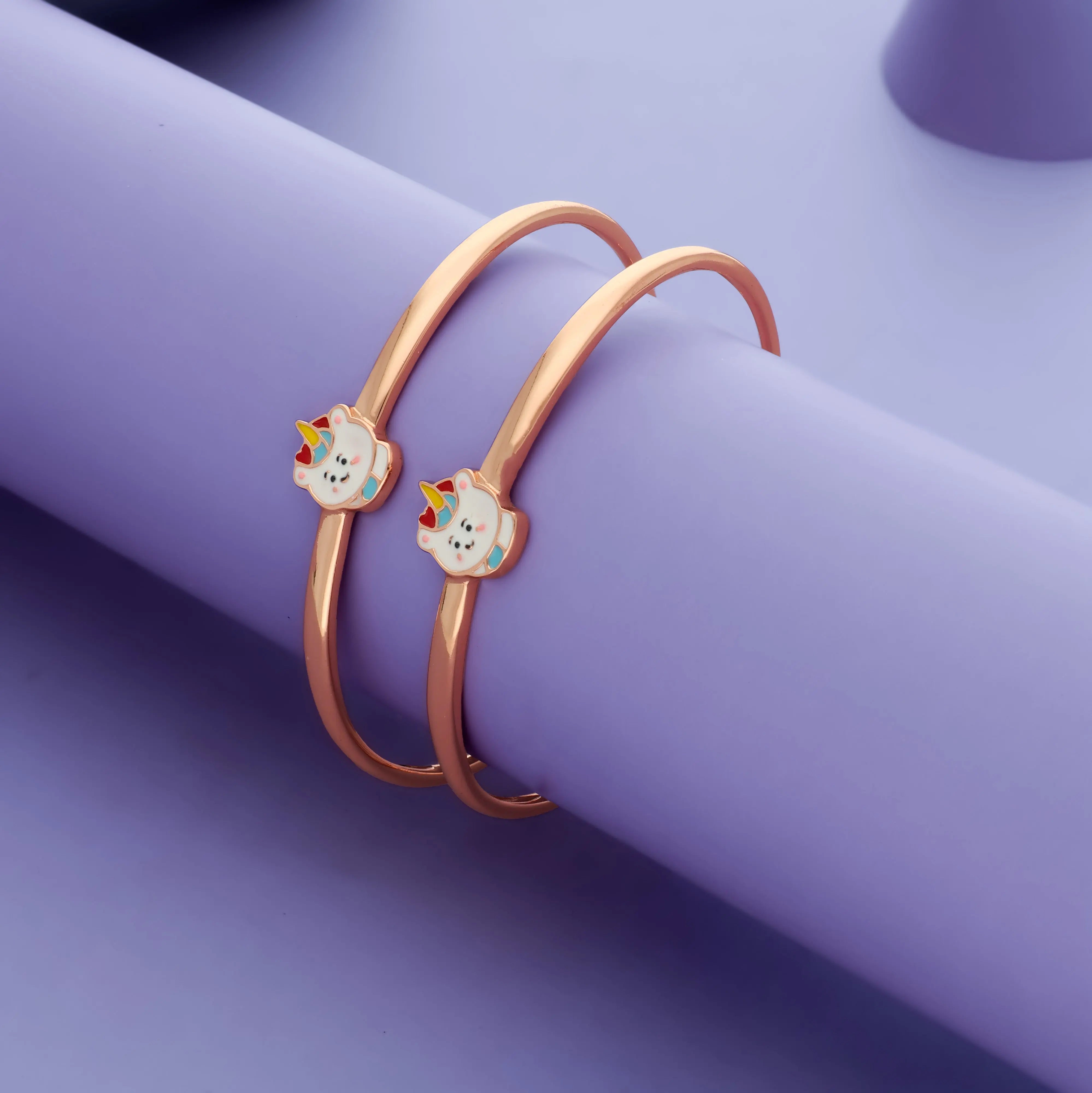 Alpaca Bliss Kids Silver bangles