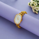 Antique Gold Plated 925 Silver Oval Watch