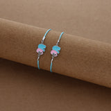 Baby Elephant Thread 925 Silver Anklet for Kids(0 - 2Years)