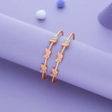 Baby Flutter Spark 925 Silver Kid Bangles (0-5 Yrs)