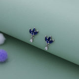 Blue Lotus 925 Silver Kid Drop Earring(8+ Yrs)