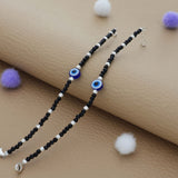 BlueAura Evil Eye Silver Kid Nazariya for Baby Hand(0 - 6months)