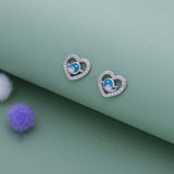 Bluebird Love 925 Silver Stud for Kids & Teen(10+ Yrs)