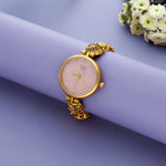 Blush Elegance 925 Silver Temple Watch