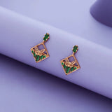 Butterfly Garden 925 Sterling Silver Drop Earrings