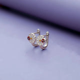 Chirpy Daisy 925 Sterling Silver Kids Hoop Earrings