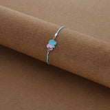 Chubby Elephant 925 Thread Silver Bracelet(1-5Yrs)
