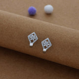 Classic Bliss 925 Silver J Type Earring