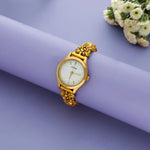 Classic Floral Peacock 925 Silver Watch for Festive Season