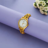 Classic Floral Peacock 925 Silver Watch for Festive Season