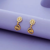 Dangling Paisley 925 Silver Drop Earrings