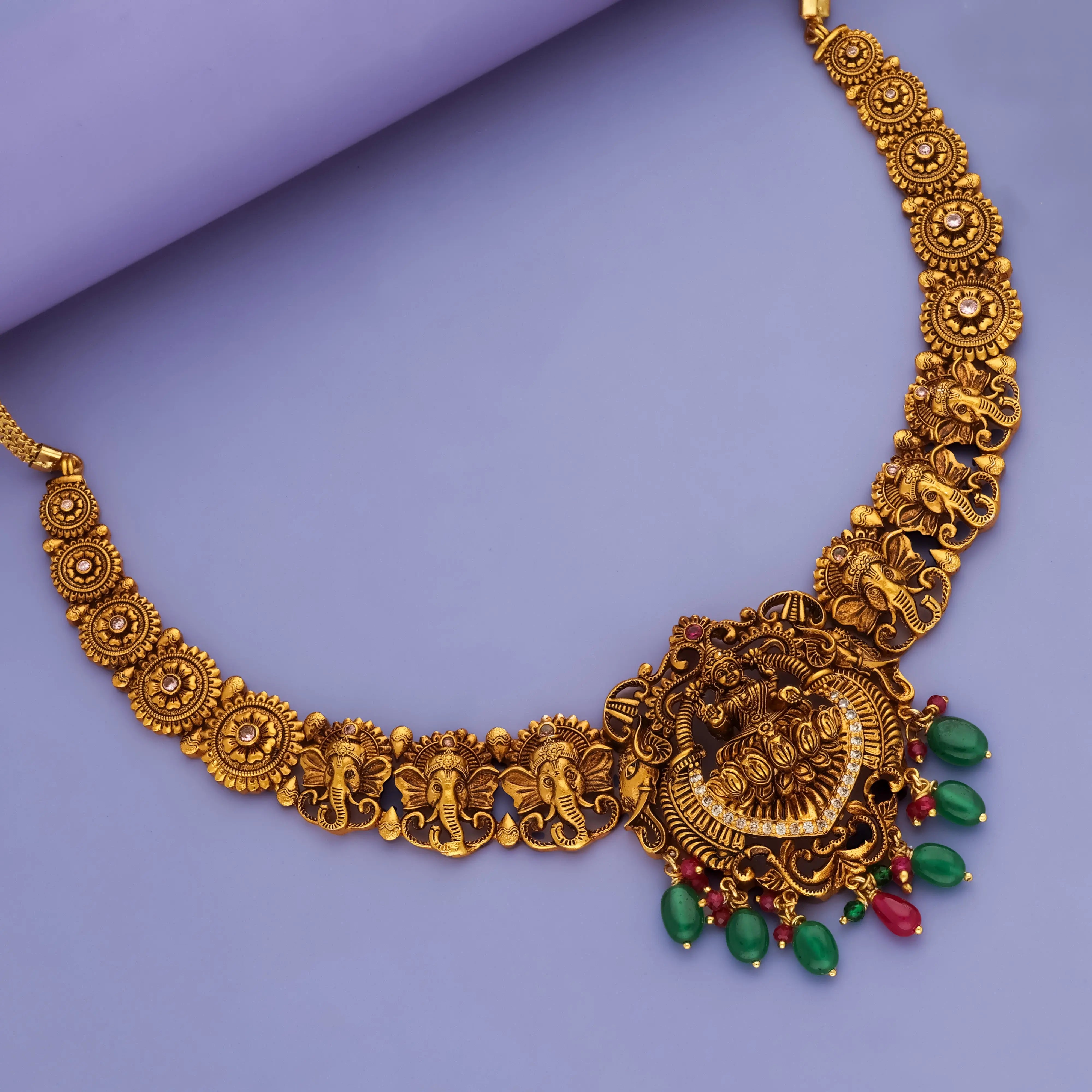 Devi Mahotsav 925 Silver Divine Necklace