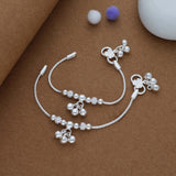 Dewdrop Traditional 925 Silver Kid Anklet(0-6 Months)